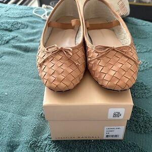 Loeffler Randall Leonie woven honey 8